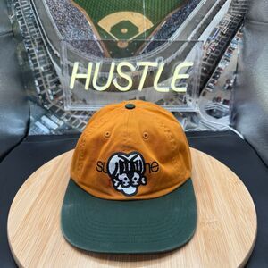 Supreme Bone Classic Logo 6-Panel Mustard (FW18)